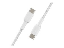 Belkin BOOST CHARGE Braided Cable USB-C/USB-C 2m CAB004BT2MWH picture