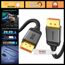 High-Speed 80Gbps DisplayPort 2.1 Cable 6.6FT - 8K@240Hz, 4K@540Hz, HDR, Gaming picture