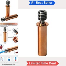 Bimetal Heatbreak Copper Titanium TC4 Throat for Creality CR-6 SE CR-5 PRO picture