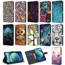 Luxury Owl Flower Tiger Wallet Cover Case For J330 J530 J4 J6 Xcover 4 5 7 M53 picture