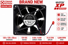 Genuine Comair Muffin MS12S7HX XP Series 120x120x38mm 12V Cooling Fan OEM picture