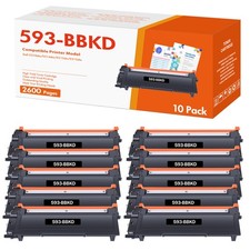 10-Pk/Pack E310 Toner Compatible For Dell E310DW E515DN E515DW E514DW 593-BBKD picture