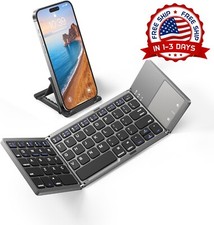 Teclado Bluetooth Plegable,Teclado Inalambrico Plegable para Android Windows iOS picture