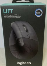 Logitech - Lift Vertical Wireless Ergonomic Mouse with 4 Customizable Buttons... picture