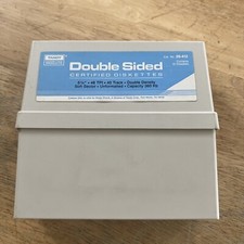 Vintage Tandy Plastic Case Double Sided Diskettes CASE ONLY picture