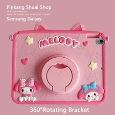 My Melody Silica Gel 360°Rotating Bracket TabletCase For Samsung Galaxy SX-TabA7 picture