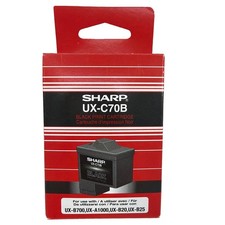 OEM Genuine SHARP UX-C70B Black Cartridge For UX-B700, UX-A1000, UX-B20, UX-B25 picture