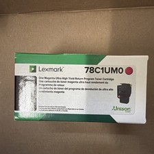 Genuine Lexmark 78C1UM0 Magenta Ultra High Yield Return Program Toner Cartridge picture