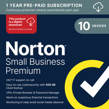 Norton Small Business Premium | 10 Devices | Direct From Norton picture
