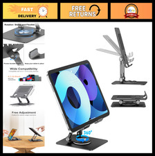 Adjustable Aluminum Swivel iPad Stand for Desk - Tablet Holder, Ergonomic Design picture