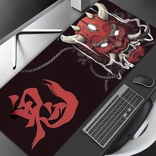 1pc Diatomite Extra-Large Mouse Pad | Card Game Mat, Japanese-Style Red Oni Ba picture