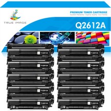 10PK Compatible Replacement Toner Cartridge for HP Q2612A 12A 3055 M1319 1020 picture