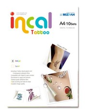 [Incal Tattoo]  Temporary Tattoos Decal Paper for Inkjet  Printer - 10sets(A4) picture