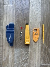 Fluke Networks IS40 Pro-Tool Kit D814 Impact Punch Down Tool Cable Stripper READ picture