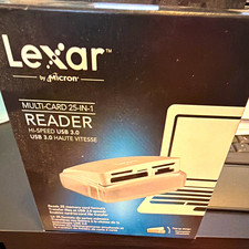 Lexar 25-in-1 Multi-Card Reader Hi-Speed USB 3.0 Universal Compatible picture