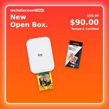 Canon IVY 2 Mini Photo Printer II White + Zink Photo Paper 2x3