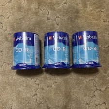 3 Verbatim 52x CD-R 700MB Capacity  100/Pack New picture