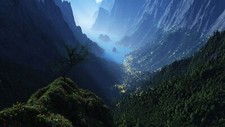 Landscape mountains nature fjord Custom Gaming Mat Desk picture