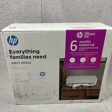 HP ENVY 6052E All-In-One Printer Scanner Copier White 6-Month Instant Ink picture