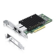 10Gtek 10Gb Dual RJ45 Port Network Card with X540 Controller, PCIe Ethernet L... picture