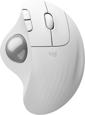 Logitech Ergo M575S Wireless Bluetooth Trackball Mouse - Graphite Blue Ball picture