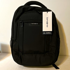 Samsonite Classic 2 Backpack Black Polyester 14.1in Laptop Padded Mesh picture