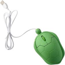 Cute Turtle Shape USB Wired Corded Mouse,1200Dpi 3 Buttons USB Plug N Play Wi... picture