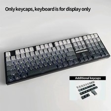 Letter Drive Topographic PBT Keycaps 98/133 Key Cherry Profile Side Print MX picture