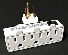 Swivel 3 Outlet Triple AC Wall Plug Power Tap Splitter 3-Way Electric Adapter picture