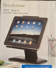 Brookstone 360 Stand for iPad Tablet Desktop Holder Adjustable Rotating Mount picture
