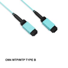 10PCS 5 Meter MTP Type B OM4 50/125 Multi-Mode 12 Fibers Trunk Cable OFNP MPO picture