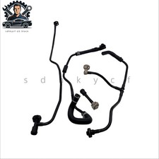 NEW 4 Set For Audi Coolant Radiator Reservoir Tank Overflow Hose 8W0121081BL picture