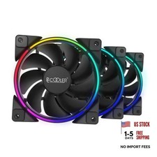 PCCOOLER 3-in-1 ARGB Cooling Fans KIT with Controller for Desktop Computers, picture