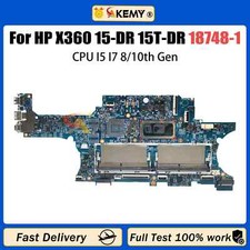 18748-1 For HP X360 15-DR TPN-W142 L63887-601 Motherboard CPU I5 I7 8/10th Gen picture