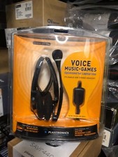 NEW Plantronics Foldable USB Stereo Headset Optimized Laptop Use Audio 470 USB picture
