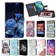 Flower Lion Butterfly Wallet Cover Case For Motorola G24 G54 G85 G84 G 5G G55 picture