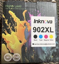 HP Compatible 902XL Black Color Combo Printer Ink Cartridges- Exp 08/2027 picture