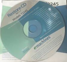 eMachines Restore CD T2245 Version 1.1 Models T2245- 2 Disc Set for Desktop PC picture