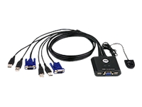 Aten Technologies Cs22U 2Port Usb Kvm Switch 2 Cables Sup Up To 2048X1536 picture