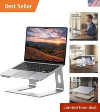 Sleek Aluminum Laptop Riser, 10-15.6”, Optimal Cooling & Ergonomic Comfort picture