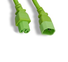 10Ft GRN Power Cord for HP Procurve Switch ZL 600 610 Jumper Cord to PDU UPS picture