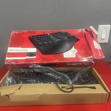 Microsoft Natural Elite Keyboard Win95 PS/2 black Ergonomic open box picture