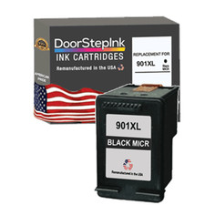 DoorStepInk Compatible Ink Cartridges For HP 901XL Black MICR-USA picture