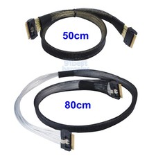 24G Internal SlimSAS SFF-8654 to SFF-8654 8i Cable SAS4.0 Slim 4.0 SFF-8654 8i picture