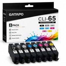 CLI-65 8Pk Color Ink Compatible For  PIXMA Pro-200 Pro-200S Printer picture