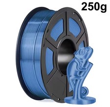 PLA 3D Printer Filament Shiny Silver Blue 250g PLA 1.75mm 3D Filament picture
