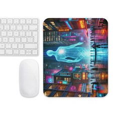 3D CyberPunk Mouse Pad - Enchanting Designs with High-Quality Artwork picture
