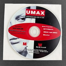 UMAX VistaScan V1.08 CD-ROM PC Software picture