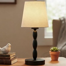 Rechargeable Cordless Table Lamp, 5000mAh Battery Powered Touch Desk Black picture