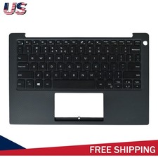 New For Dell XPS 13 9370 9380 7390 Palmrest Keyboard Backlit 0KPRW0 KPRW0 picture
